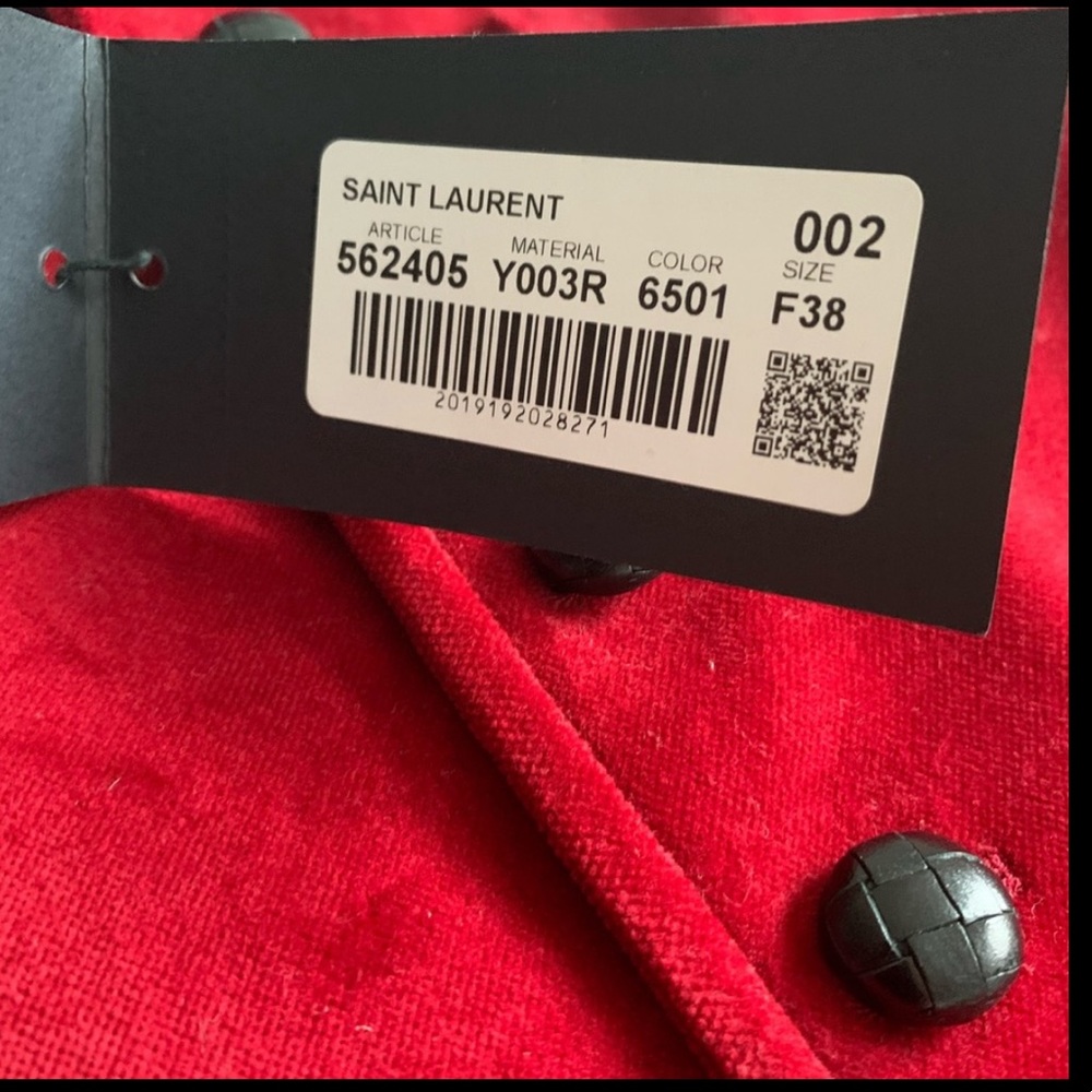 SAINT LAURENT Bolero Jacket Size 38/4 - Picture 9 of 9